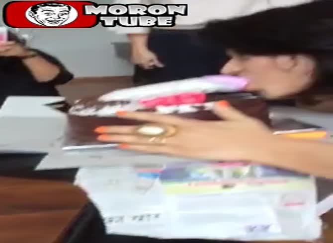 Video :Offering your favorite slut this cake